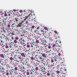 T-shirt col roulé imprimé...
