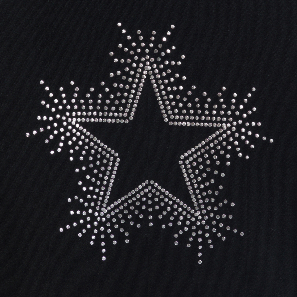 T-shirt étoilé noir Fille