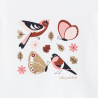 T-shirt col roulé oiseaux bébé fille