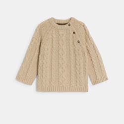 Pull maille tricot torsadé...