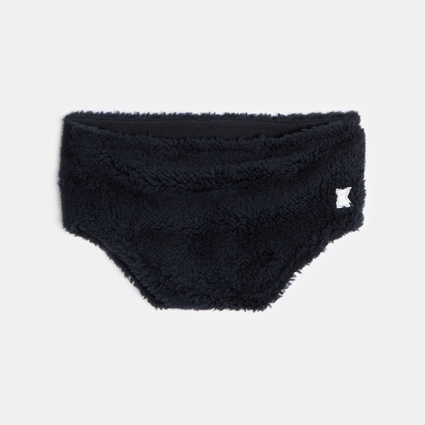 سنود من الشيربا والصوف باللون الأزرق الداكن للأولاد