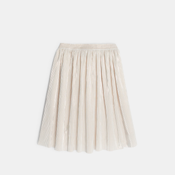 Jupe plissée pailletée irisée Fille