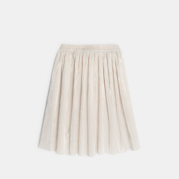 Jupe plissée pailletée irisée Fille