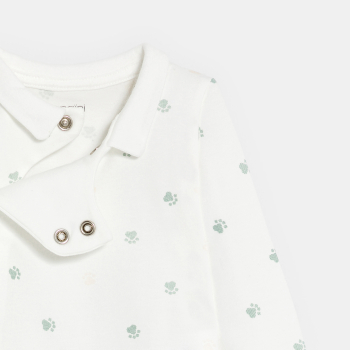 سالوبيت فاخر وبودي برسمة كلب باللون الأخضر للفتيان الرُضع