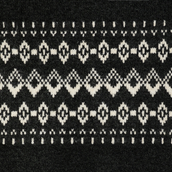 بلوفر بنقوش اسكندنافية أسود للأولاد