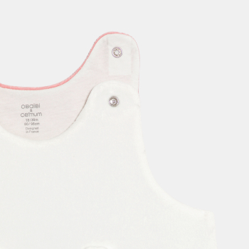 Gigoteuse velours lapin rose bébé fille