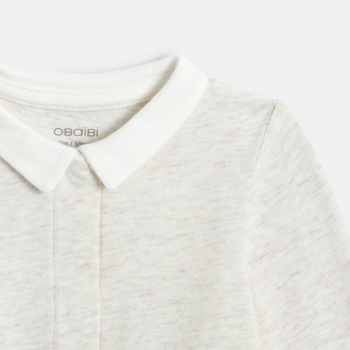 طقم من 3 قطع من القطن مزينة برسوم النجوم، باللون الأبيض للمواليد الذكور