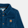Chemise velours côtelé bleu marine bébé garçon