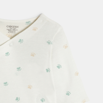 Body évolutif étoiles vert bébé mixte (lot de 2)