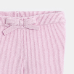 Legging maille tricot mauve...