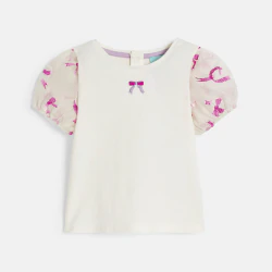 T-shirt manches fantaisie...