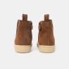 Chaussure montante chelsea fourrée marron bébé garçon