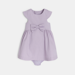 Robe de fête à nœud mauve...