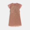 Robe lamée terre de sienne Fille