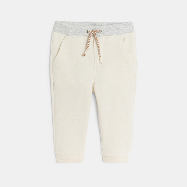 Pantalon jogging blanc bébé garçon