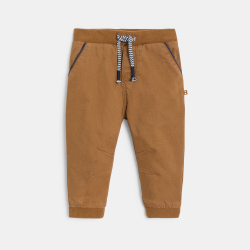 Jogpant coton marron bébé garçon