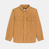 Surchemise en toile marron Garçon