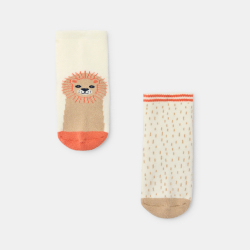 Chaussettes antiglisse lion...