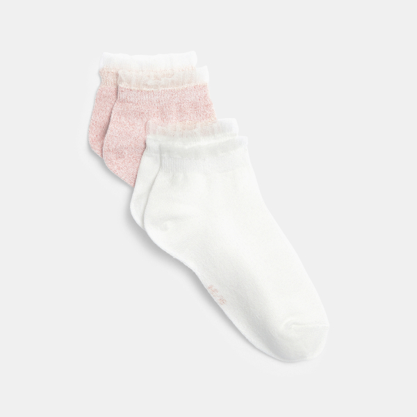 جوارب قصيرة أنيقة (مجموعة من قطعتين) للفتيات