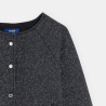 Gilet à paillettes gris foncé Fille
