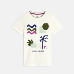 T-shirt manches courtes à...