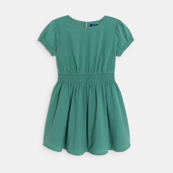Robe unie manches courtes...