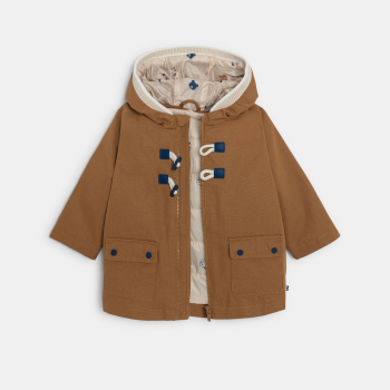 Parka 2 en 1 avec gilet amovible marron bébé garçon