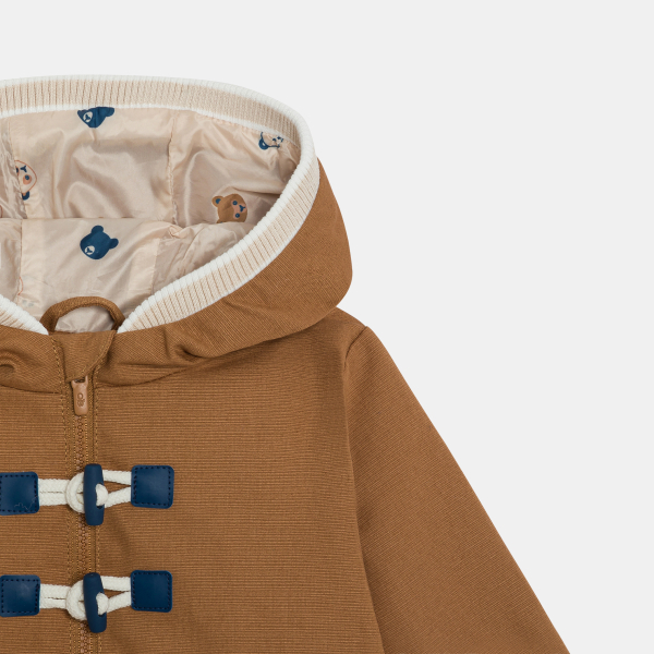 Parka 2 en 1 avec gilet amovible marron bébé garçon