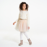 Jupe tutu courte en tulle rose nude Fille