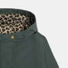 Parka 3 en 1 déperlante à capuche kaki Fille