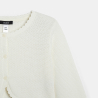 Boléro en tricot écru Fille