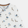 Dors-bien animaux nid d'abeille bleu naissance garçon