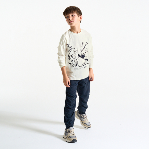 T-shirt music blanc Garçon