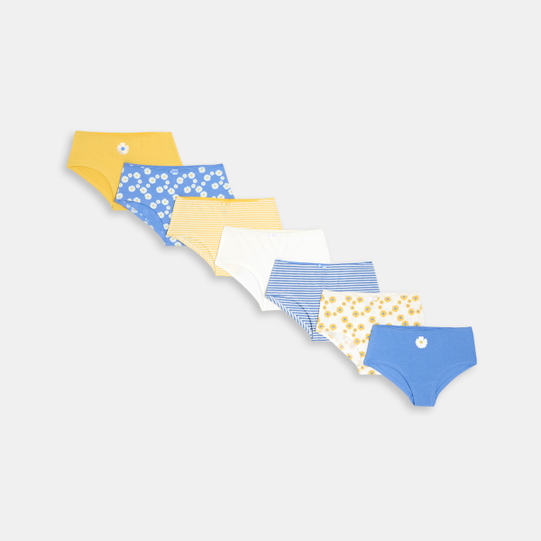 سراويل داخلية بوكسر فاخرة للفتيات (مجموعة من 7 قطع)