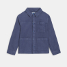 Veste workwear en toile unie bleu Garçon