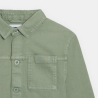 Veste workwear en toile unie kaki Garçon