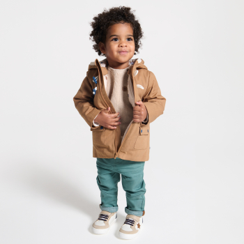 Parka 2 en 1 avec gilet amovible marron bébé garçon