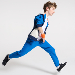 Pantalon de jogging en molleton bleu garçon