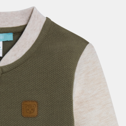 Sweat zippé teddy vert bébé...