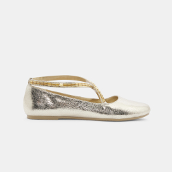 Ballerine croisée irisé fille