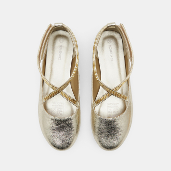 Ballerine croisée irisé fille