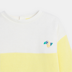 Sweat bicolore toucan jaune...
