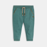 Jogpant coton vert bébé garçon