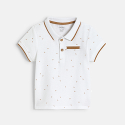 Polo coton piqué imprimé...