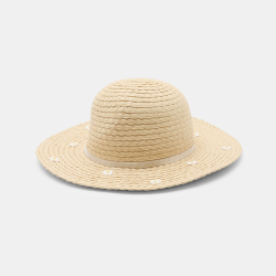Chapeau de paille à fleurs...