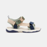 Sandales tout terrain à scratch bleu garçon