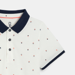 Polo manches courtes en...