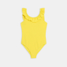 Maillot de bain 1 pièce jaune Fille