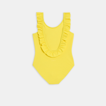 Maillot de bain 1 pièce jaune Fille