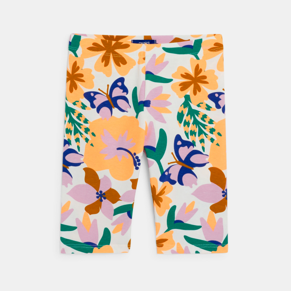 Cycliste imprimé multicolore Fille